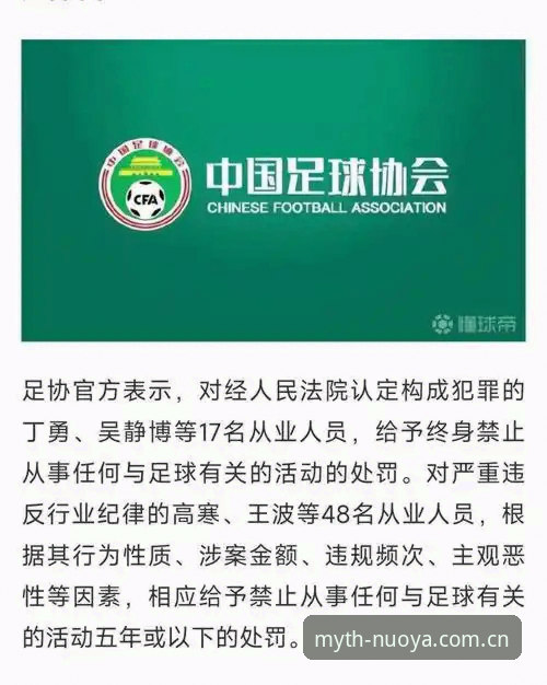 中国足协第三批禁足名单出炉：17人终身禁足背后的行业震荡